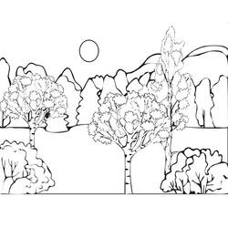 Coloring page: Countryside (Nature) #165455 - Free Printable Coloring Pages
