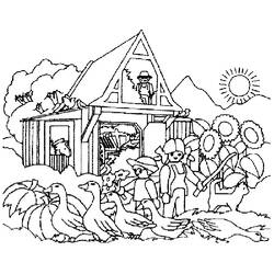 Coloring page: Countryside (Nature) #165470 - Free Printable Coloring Pages