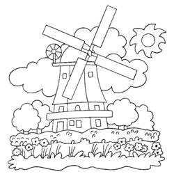Coloring page: Countryside (Nature) #165474 - Free Printable Coloring Pages
