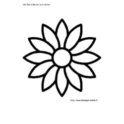 Coloring page: Daisy (Nature) #161376 - Free Printable Coloring Pages