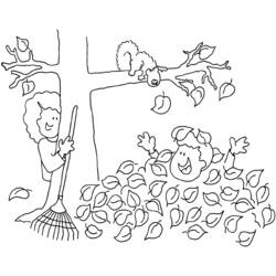 Coloring page: Fall season (Nature) #164043 - Free Printable Coloring Pages