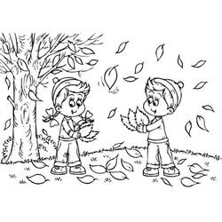 Coloring page: Fall season (Nature) #164054 - Free Printable Coloring Pages