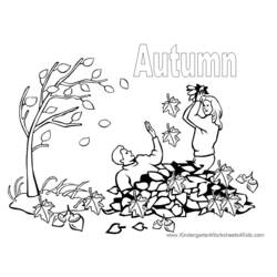 Coloring page: Fall season (Nature) #164074 - Free Printable Coloring Pages