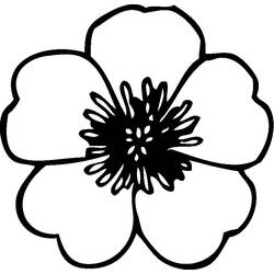 Coloring page: Flowers (Nature) #154977 - Free Printable Coloring Pages