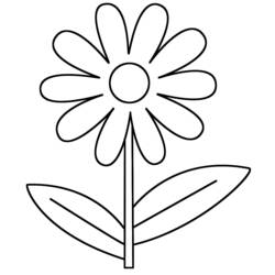 Coloring page: Flowers (Nature) #155038 - Free Printable Coloring Pages
