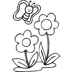 Coloring page: Flowers (Nature) #155154 - Free Printable Coloring Pages