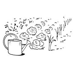 Coloring page: Garden (Nature) #166314 - Free Printable Coloring Pages