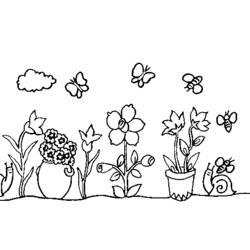 Coloring page: Garden (Nature) #166332 - Free Printable Coloring Pages