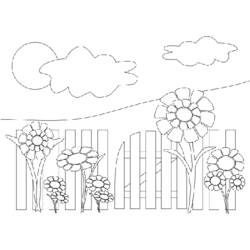Coloring pages: Garden - Free Printable Coloring Pages