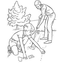 Coloring page: Garden (Nature) #166388 - Free Printable Coloring Pages