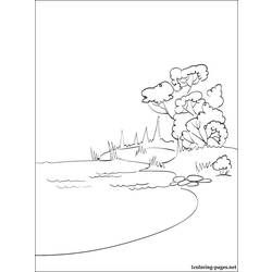 Coloring page: Lake (Nature) #166078 - Free Printable Coloring Pages