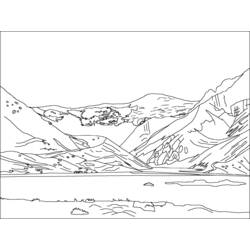 Coloring page: Lake (Nature) #166088 - Free Printable Coloring Pages