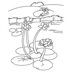 Coloring page: Lake (Nature) #166094 - Free Printable Coloring Pages