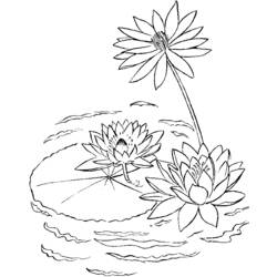 Coloring page: Lake (Nature) #166200 - Free Printable Coloring Pages
