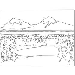 Coloring page: Lake (Nature) #166211 - Free Printable Coloring Pages