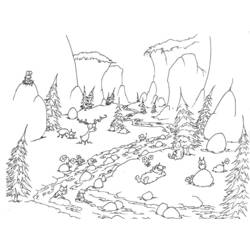 Coloring page: Lake (Nature) #166225 - Free Printable Coloring Pages