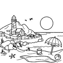 Coloring page: Landscape (Nature) #165760 - Free Printable Coloring Pages