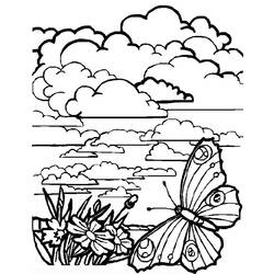 Coloring page: Landscape (Nature) #165763 - Free Printable Coloring Pages