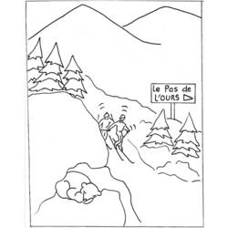 Coloring page: Mountain (Nature) #156472 - Free Printable Coloring Pages