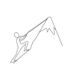 Coloring page: Mountain (Nature) #156485 - Free Printable Coloring Pages