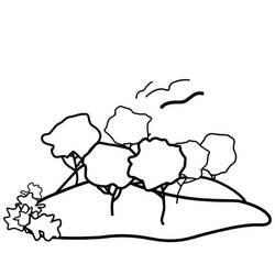 Coloring page: Mountain (Nature) #156508 - Free Printable Coloring Pages