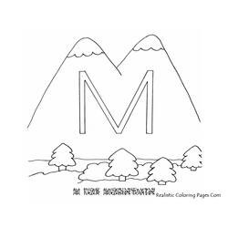 Coloring page: Mountain (Nature) #156577 - Free Printable Coloring Pages