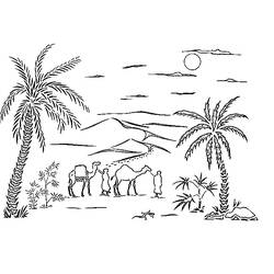 Coloring page: Palm tree (Nature) #161118 - Free Printable Coloring Pages