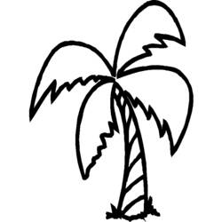 Coloring page: Palm tree (Nature) #161128 - Free Printable Coloring Pages