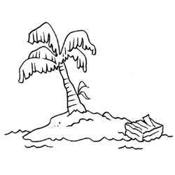 Coloring page: Palm tree (Nature) #161154 - Free Printable Coloring Pages