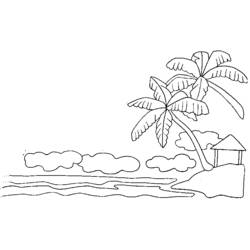 Coloring page: Palm tree (Nature) #161292 - Free Printable Coloring Pages