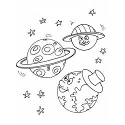 Coloring page: Planet (Nature) #157604 - Free Printable Coloring Pages