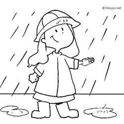 Coloring page: Rain (Nature) #158214 - Free Printable Coloring Pages