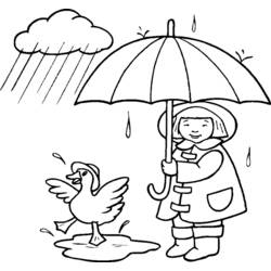 Coloring page: Rain (Nature) #158218 - Free Printable Coloring Pages