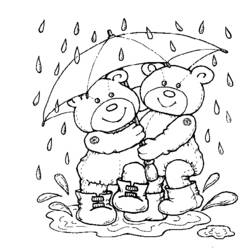 Coloring page: Rain (Nature) #158232 - Free Printable Coloring Pages