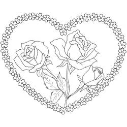 Coloring page: Roses (Nature) #161883 - Free Printable Coloring Pages
