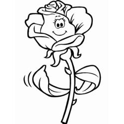 Coloring page: Roses (Nature) #161914 - Free Printable Coloring Pages