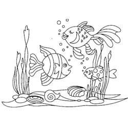 Coloring pages: Seabed - Free Printable Coloring Pages
