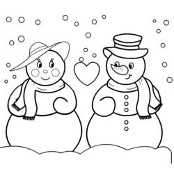 Coloring page: Snow (Nature) #158515 - Free Printable Coloring Pages