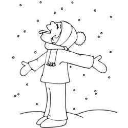 Coloring page: Snow (Nature) #158571 - Free Printable Coloring Pages