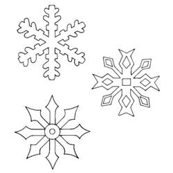 Coloring page: Snowflake (Nature) #160503 - Free Printable Coloring Pages