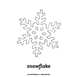 Coloring page: Snowflake (Nature) #160511 - Free Printable Coloring Pages