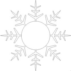Coloring page: Snowflake (Nature) #160672 - Free Printable Coloring Pages