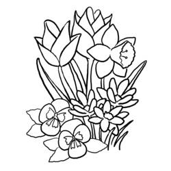Coloring page: Spring season (Nature) #164747 - Free Printable Coloring Pages