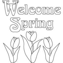 Coloring page: Spring season (Nature) #164752 - Free Printable Coloring Pages