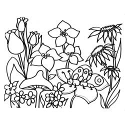 Coloring page: Spring season (Nature) #164761 - Free Printable Coloring Pages