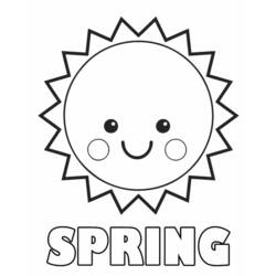 Coloring page: Spring season (Nature) #164838 - Free Printable Coloring Pages