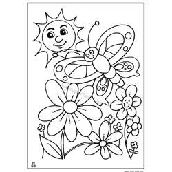 Coloring page: Spring season (Nature) #164984 - Free Printable Coloring Pages