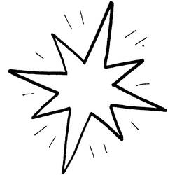 Coloring page: Star (Nature) #155899 - Free Printable Coloring Pages