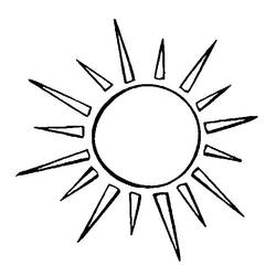 Coloring page: Sun (Nature) #157905 - Free Printable Coloring Pages