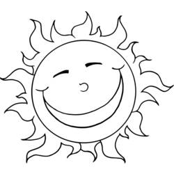 Coloring page: Sun (Nature) #157909 - Free Printable Coloring Pages